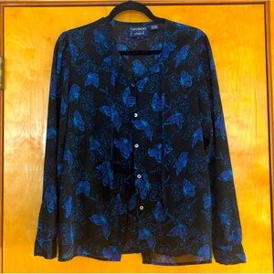 Vintage Givenchy butterfly 🦋 blouse